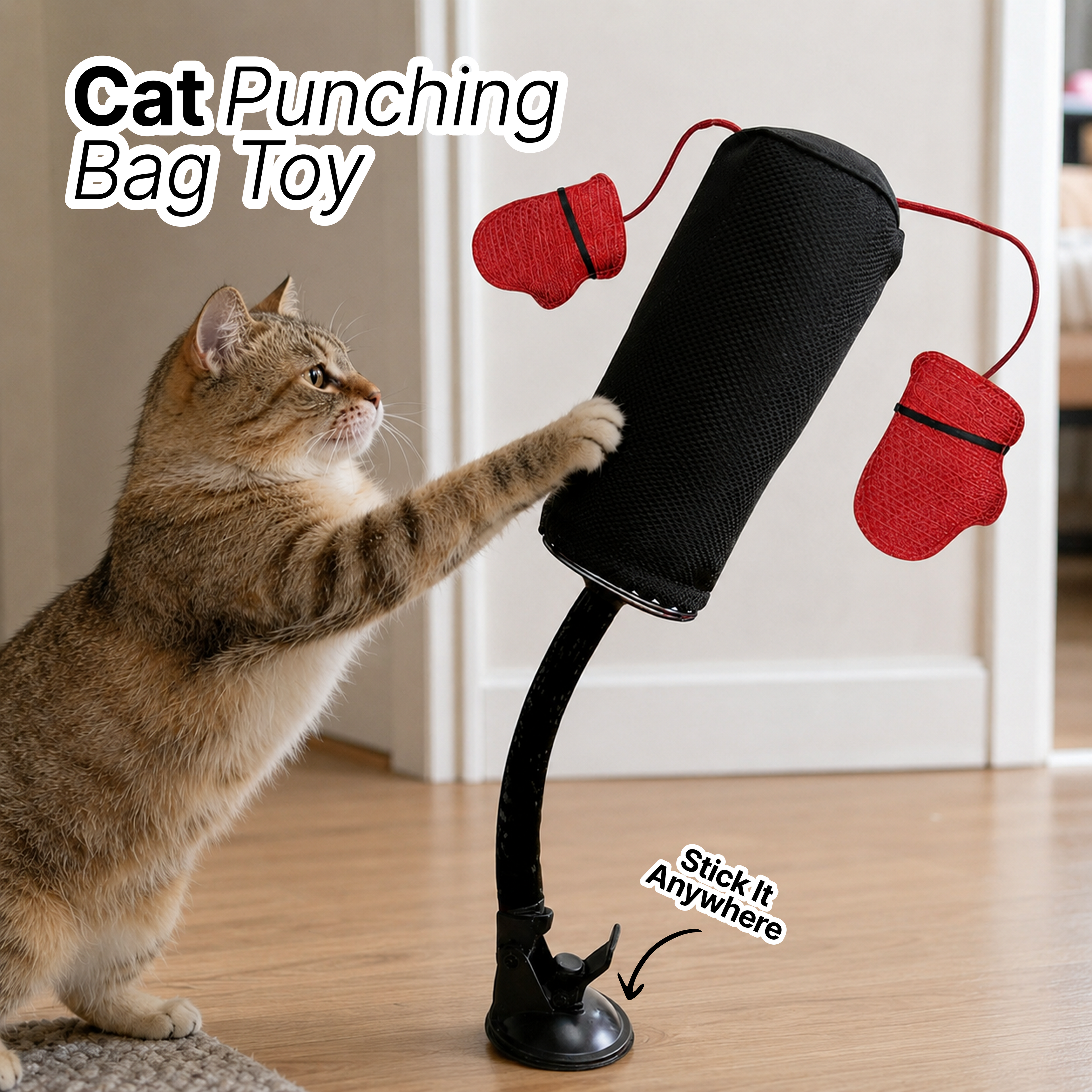Cat Punching Bag Toy 🥊