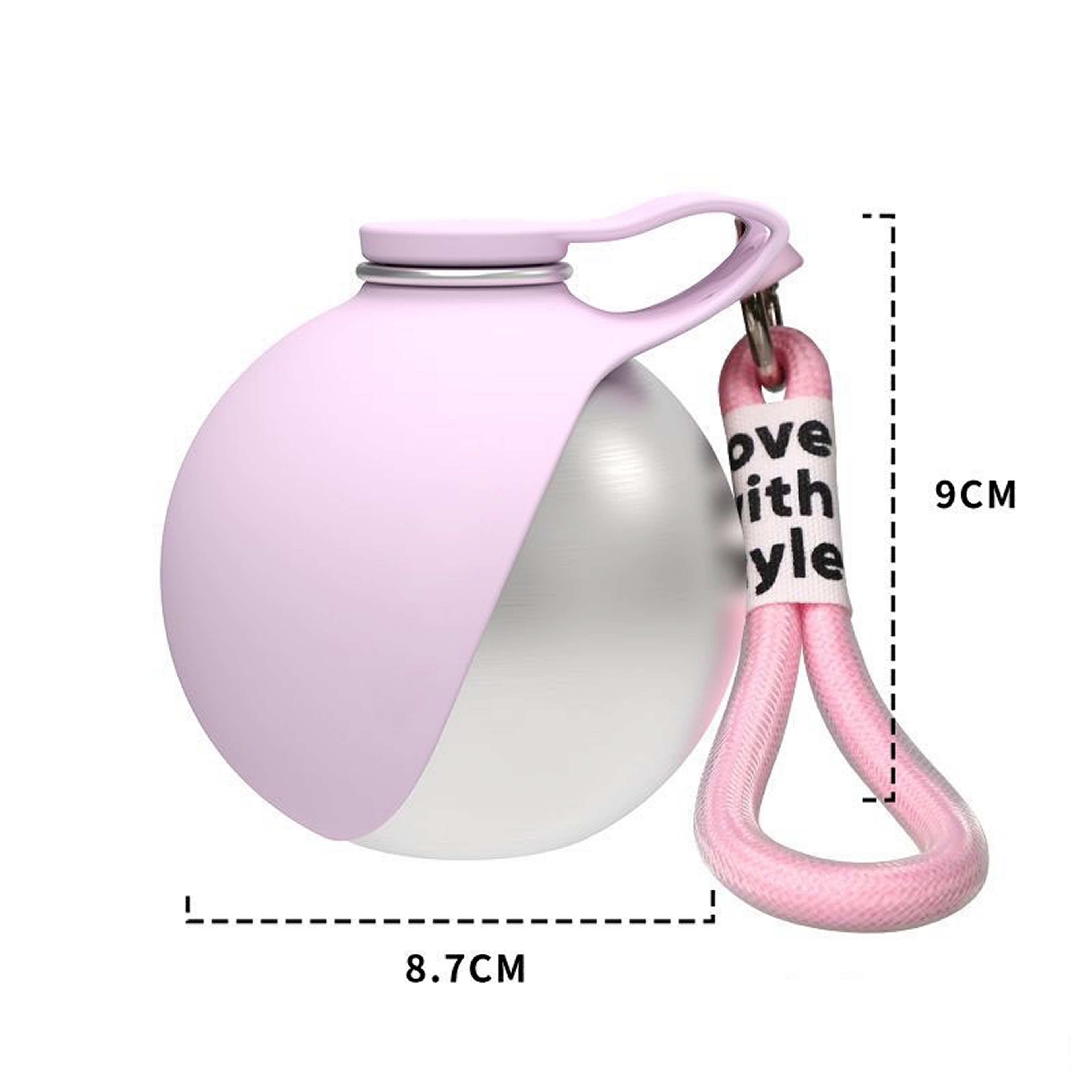 Spherical pet water bottle