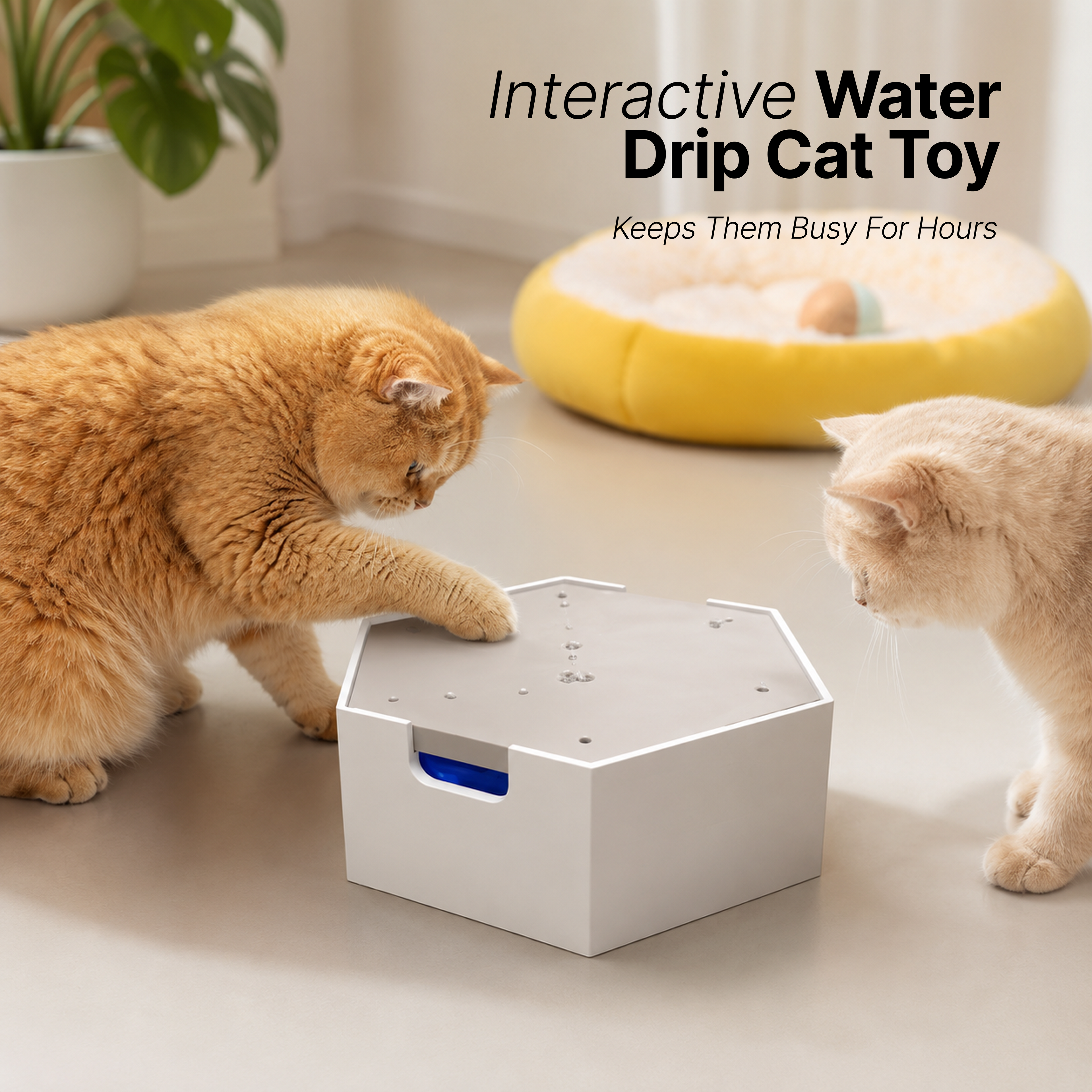 Interactive Water Drip Cat Toy