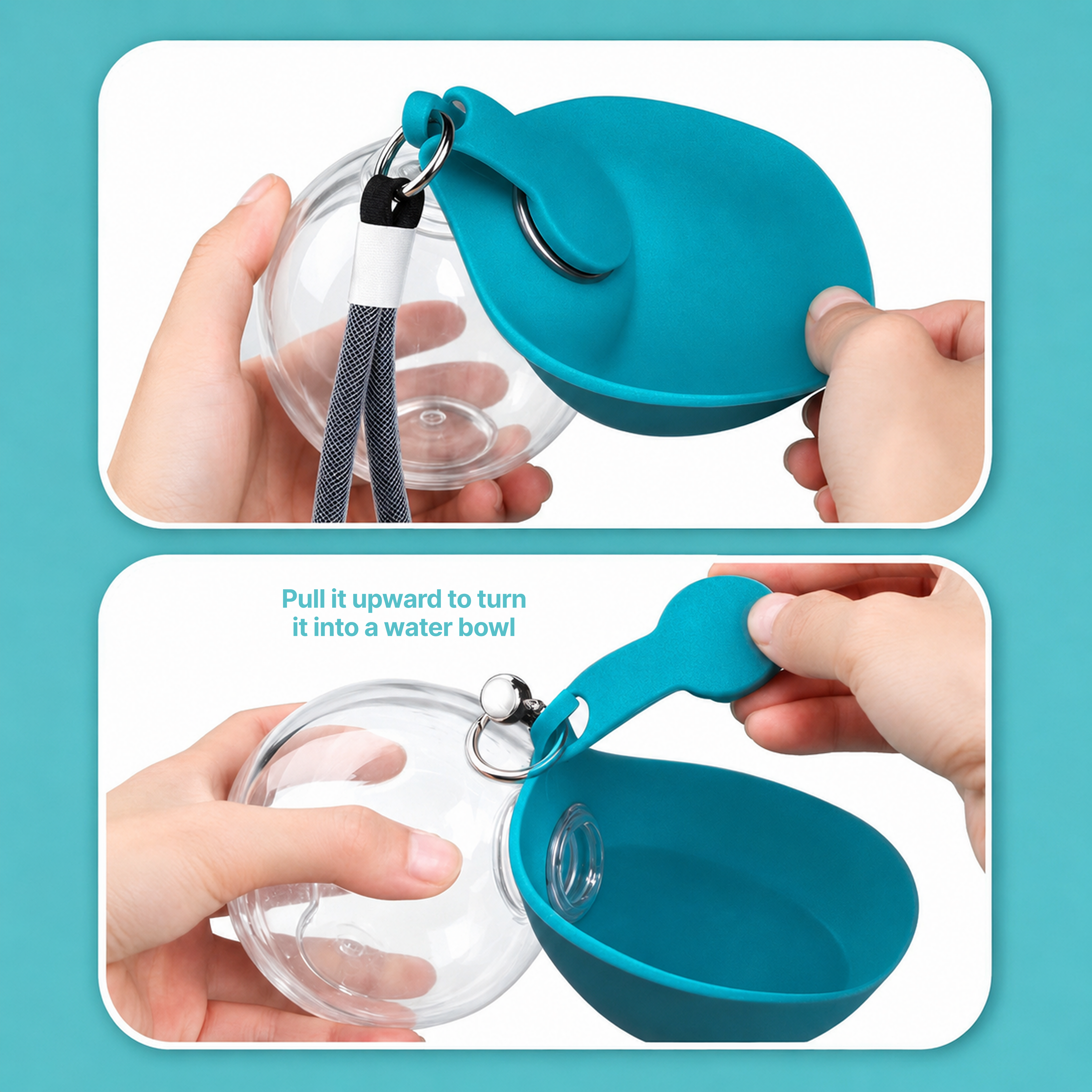 Spherical pet water bottle