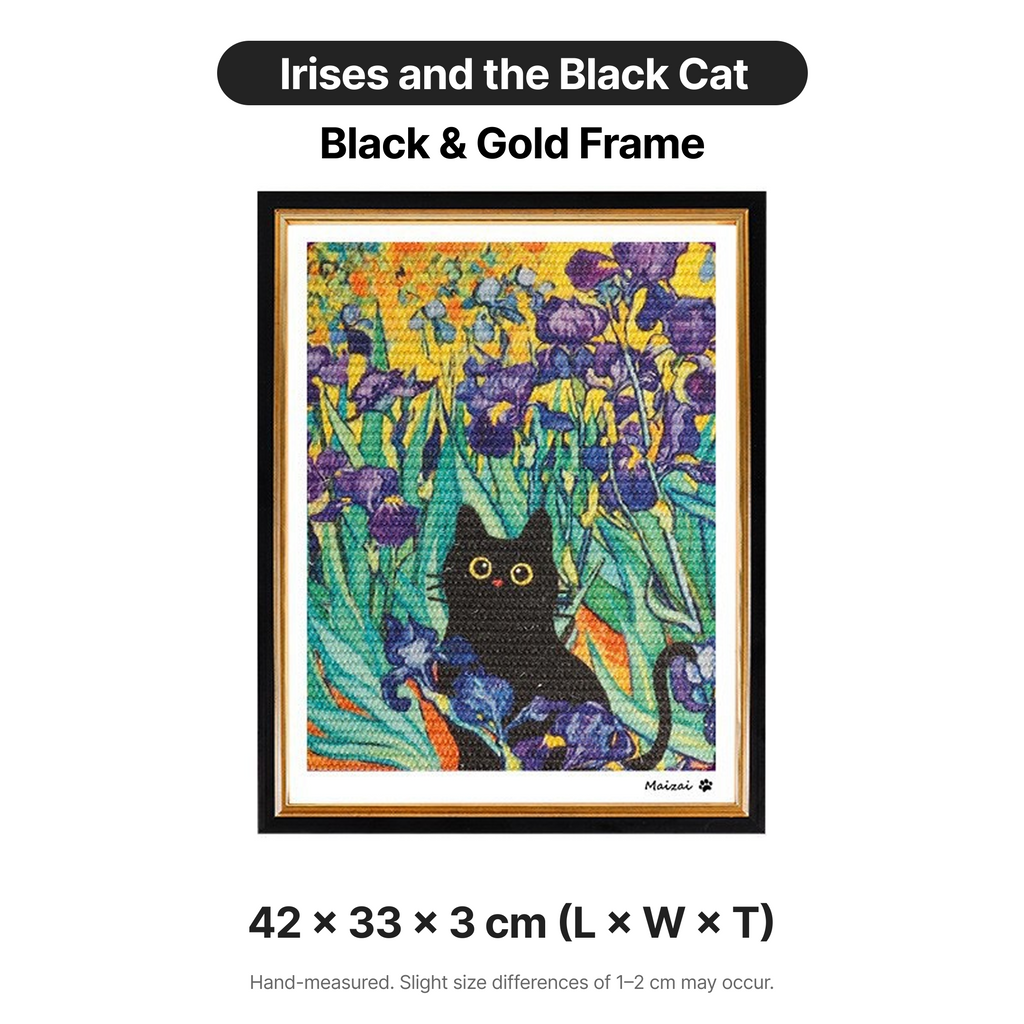 Vintage Oil Painting Cat Scratching Board