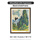Vintage Oil Painting Cat Scratching Board