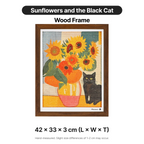 Vintage Oil Painting Cat Scratching Board