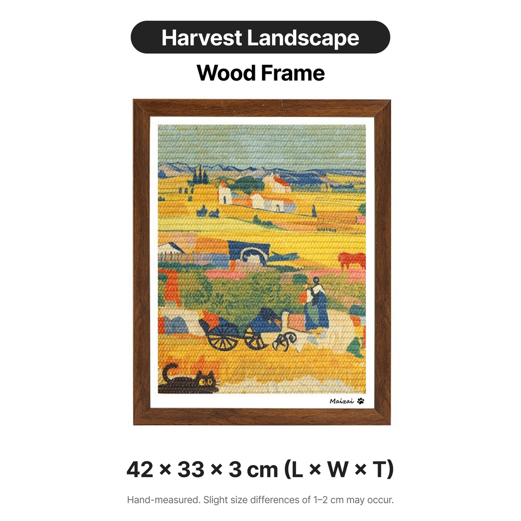 Vintage Oil Painting Cat Scratching Board