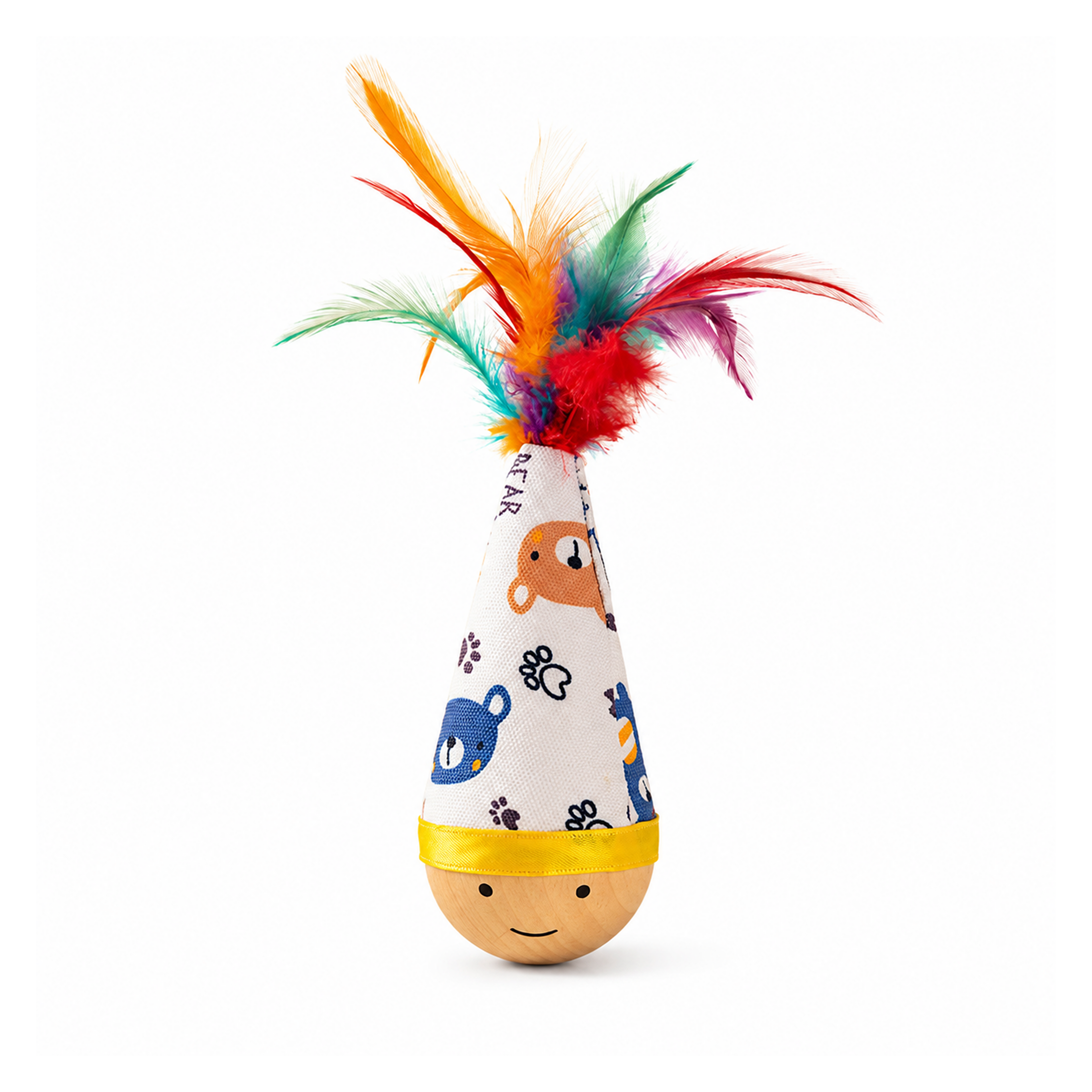Interactive Wobble Cat Toy
